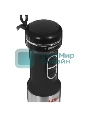 Блендер погружной Aresa AR-1124 серебристый, 800 Вт, плавная регулировка, турбо