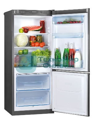 Холодильник Pozis RK-101 графитовый двухкамерный 156/57 л морозилка снизу