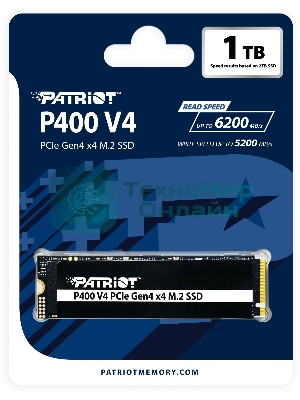 Накопитель SSD Patriot M.2 2280 1Tb P400VP1TbM28H