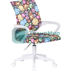 Кресло компьютерное детское Defender Fiesta солнце&цветы, ткань, класс 1