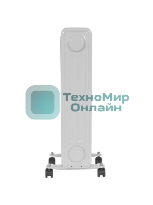 Обогреватель масляный Blackton Bt OH1111 (9 секций), белый, 2000 Вт, 20 м2, механический термостат