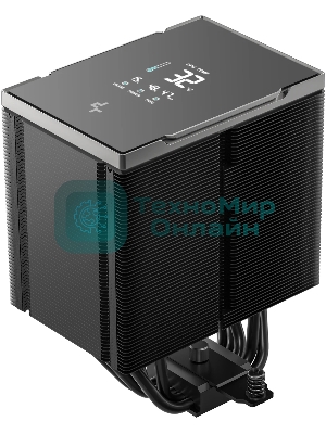 Кулер для процессора DEEPCOOL AK500 G2 DIGITAL NYX LGA1851/1700/1200/115X/AM5/AM4 (9шт/кор, TDP 240W, PWM, Fan 120мм, 5 тепл. Трубок, Copper Base, черный) RET (R-AK500G2-BKNNMN-GJD-1)
