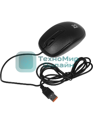 Мышь проводная Defender Datum MS-980 черный, 1000 dpi, USB, кнопки - 3