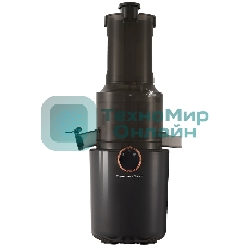 Соковыжималка Zigmund & Shtain ESJ-771 серый графит, шнековая вертикальная, 500 Вт, 800 мл, электронное, реверс