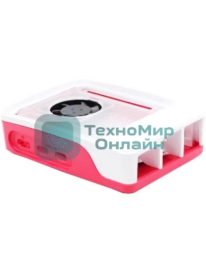 Пластиковый корпус RA795 для Raspberry Pi 5 c активным вентилятором