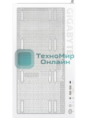 Компьютерный корпус Gigabyte GB-C500PI ST белый без БП ATX 3x120мм 6x140мм 2xUSB 3.0 1xUSB3.1 audio bott PSU