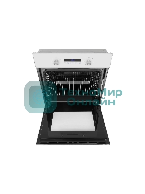 Шкаф духовой газовый с электрическим грилем Maunfeld MOGM703W, встраиваемый