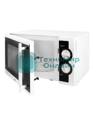 Микроволновая печь BBK 23MWS-928M/W/RU белый, 23 л, 900 Вт, переключатели - поворотный механизм