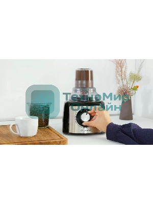 Кухонный комбайн Bosch MCM3501M 800 Вт, Скорости: 2, Блендер 1 л, Чаша 2.3 л, черный/серебристый