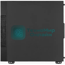 Компьютерный корпус Aerocool/Formula Atomic V1 без БП, mATX, боковое окно (закаленное стекло), черный