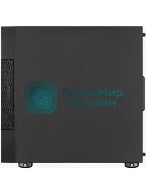 Компьютерный корпус Aerocool/Formula Atomic V1 без БП, mATX, боковое окно (закаленное стекло), черный