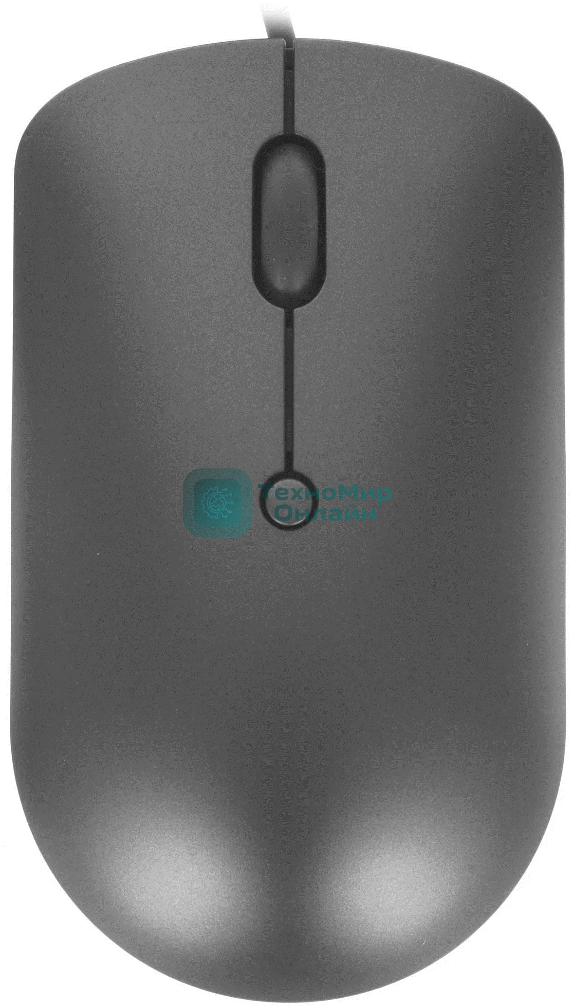 Мышь проводная Lenovo 540 темно-серый, 2400 dpi, USB-C, кнопки - 4
