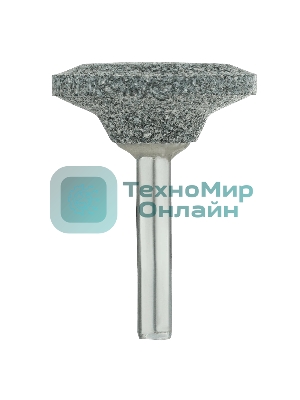 Шарошка абразивная Denzel диск 32 x 12 мм, для дрели, хвостовик d6 мм, 63С