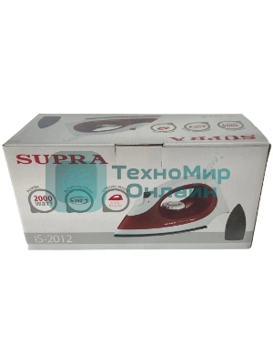 Утюг SUPRA IS-2012 2000 Вт красный/белый
