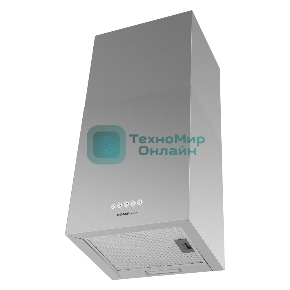 Вытяжка пристенная HOMSair Phlox Push 40 нержавеющая сталь, 40 см, 700 куб. м/ч, 54 дБ