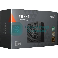 Блок питания PCCOOLER, 850W 80+ Gold (ATX, 3.1, PCIe 5.1 600W, Full modular, 1x24(20+4)pin 550мм, 2xCPU 8(4+4)pin 650мм, 3xPCIe 8(6+2)pin 500мм, 1x12V(2x6) 12+4pin 650мм, 3xSATA*3+MOLEX4pin*1 450+120+120+120мм, Active, 135x135mm, 150x150x86mm, APFC, OVP, UVP, OCP, SCP, OTP, OPP, SPD)