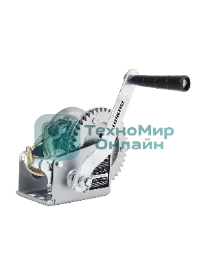 Лебедка ручная барабанная PATRIOT WH 540B, усилие - 540 кг, трос- 8 м