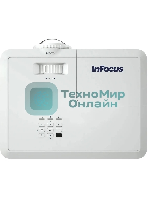 Проектор InFocus IN0026ST DLP, WXGA, 3800 lm, 30 000:1, 0.52:1, 2xHDMI 1.4, VGA in/out, S-Video, 3.5мм in/out, USB-A, RS-232, лампа 15 000ч.(ECO mode), 10W, 27дБ, 2,9 кг, БЕЛЫЙ