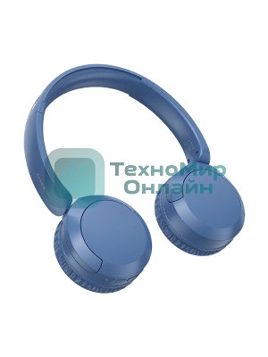 Беспроводные/проводные наушники Borofone BO37 синий, накладные, Bluetooth + проводной, складная конструкция, микрофон, до 25 ч