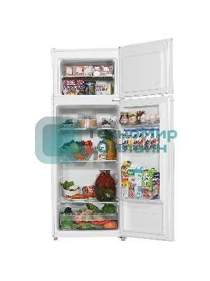 Холодильник Centek CT-1712-207TF белый двухкамерный 166/41л морозилка сверху