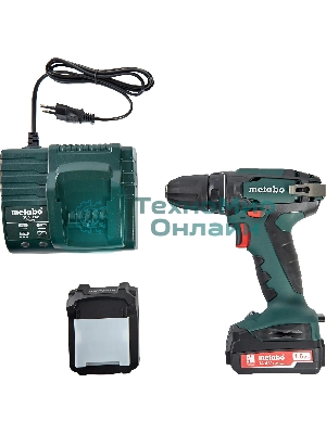 Дрель-шуруповерт аккумуляторная Metabo BS 14.4 602206550, Аккумуляторный, 14.4В, 2 АКБ, Кейс