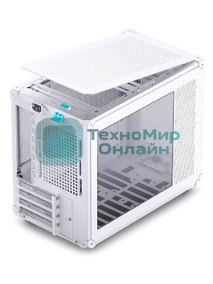 Компьютерный корпус без блока питания JONSBO C6 MAX Handle, Mini-Tower, TG, no fan, 1xUSB-A 3.0 + 1xUSB-C 3.1, mATX, mITX белый