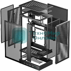 Компьютерный корпус MiniTower Deepcool CH270 черный (Mini-ITX, без БП, 2*Type A+USB Type-C) (R-CH270-BKNDM0-G-1)