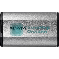 Внешний SSD ADATA SD810, 1TB, USB 3.2 Gen 2x2 Type-C, R/W 2000/2000, серебристый