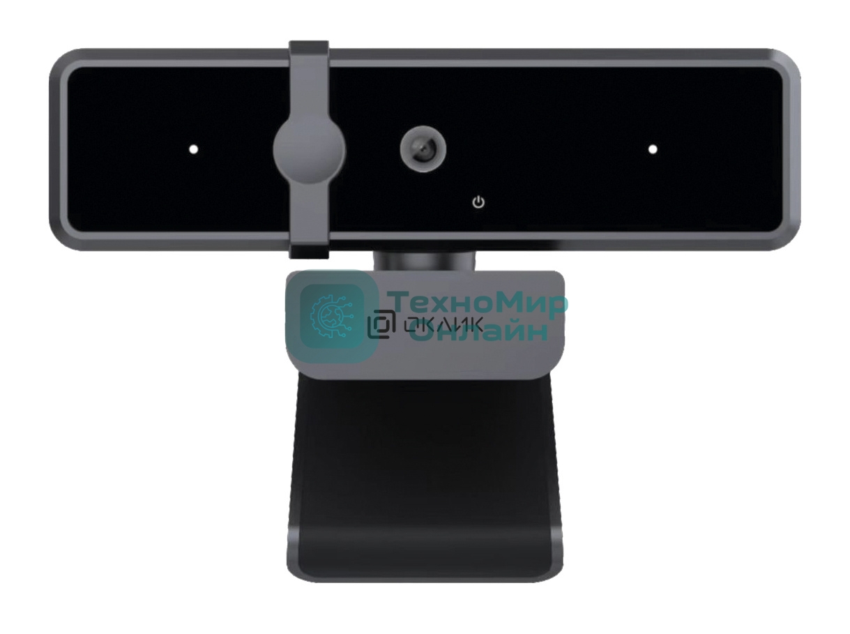 Веб-камера OKLICK OK-C35 2560x1440, 30 кадр/с, USB Type-A, микрофон (шумоподавление), автоматическая фокусировка, универсальное крепление