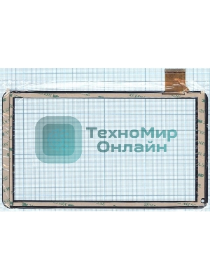 Сенсорное стекло (тачскрин) RP-449A-10.1-FPC-M1091-A1, черное