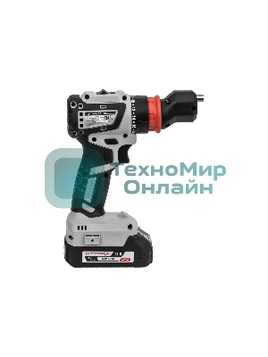 Дрель-шуруповерт аккумуляторная бесщеточная ИНТЕРСКОЛ КОМБИ ДА-13/18В 50 (2 АКБ 2 А·ч и ЗУ, кейс)