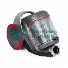 Пылесос BQ VC1606C серо-красный, 420/1600 Вт, уборка сухая, пылесборник контейнер 3 л