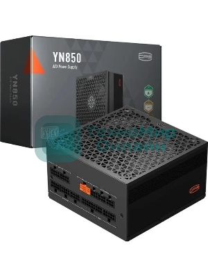 Блок питания PCCOOLER, 850W 80+ Gold (ATX, 3.1, PCIe 5.1 600W, Full modular, 1x24(20+4)pin 550мм, 2xCPU 8(4+4)pin 650мм, 3xPCIe 8(6+2)pin 500мм, 1x12V(2x6) 12+4pin 650мм, 3xSATA*3+MOLEX4pin*1 450+120+120+120мм, Active, 135x135mm, 150x150x86mm, APFC, OVP, UVP, OCP, SCP, OTP, OPP, SPD)