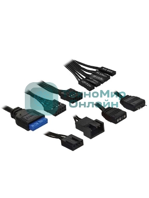 Корпус PCCooler ME200 MESH BK, Midi-Tower, чёрный, 3 x 120 мм