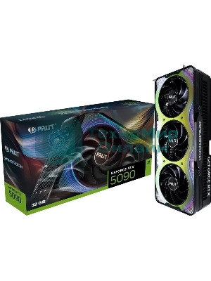 Видеокарта Palit PCI-E RTX 5090 GAMEROCK NVIDIA GeForce RTX 5090 32Gb 512bit GDDR7 2295/30000 HDMIx1 DPx3 HDCP Ret
