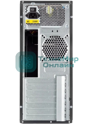 Компьютерный корпус c блоком питания 450 Ватт/Case Foxline FL-302-FZ450-U32 ATX case, black, w/PSU 450W 8см, w/2xUSB 2.0+2xUSB 3.0, w/pwr cord, w/o FAN