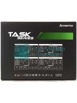 Блок питания Chieftec Task TPS-700S, 700Вт, 80 PLUS Bronze, 120мм, черный