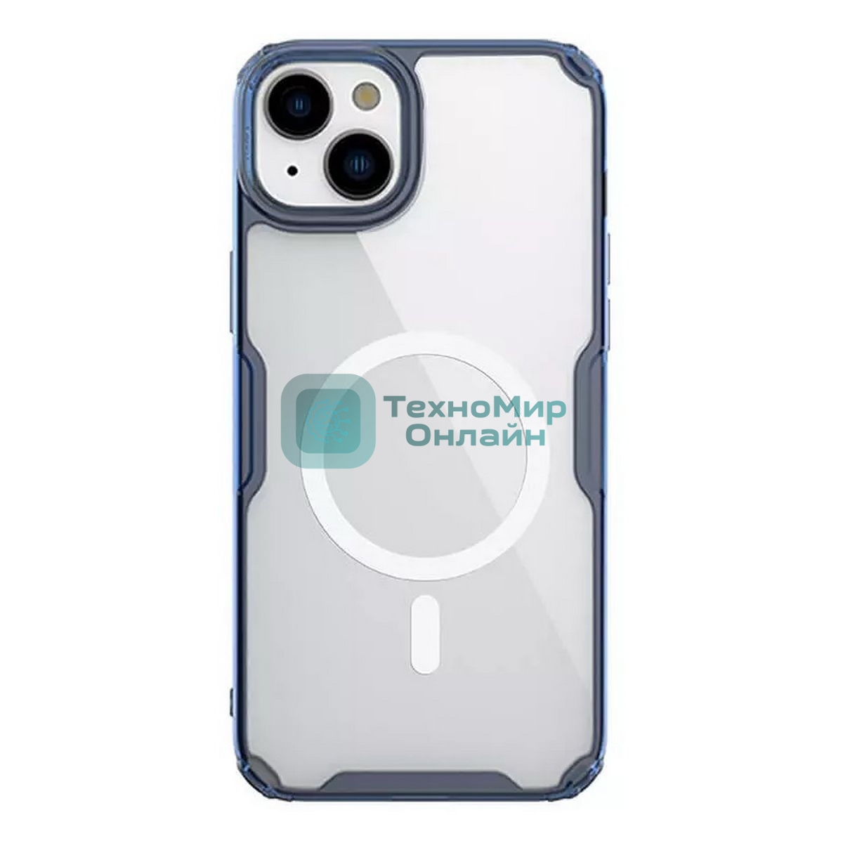 Чехол Nature TPU Pro Magnetic Case, синий, (AP IP15 Plus)