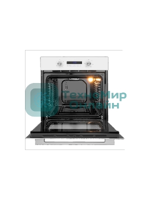 Шкаф духовой газовый с электрическим грилем Maunfeld MOGM703W, встраиваемый