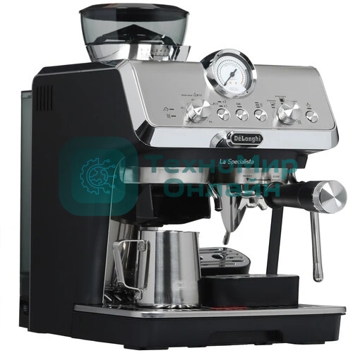 Кофеварка рожковая DeLonghi EC9155.MB серебристый/черный, исп. кофе - зерновой/молотый, 1.7 л, 1400 Вт, 15 Бар