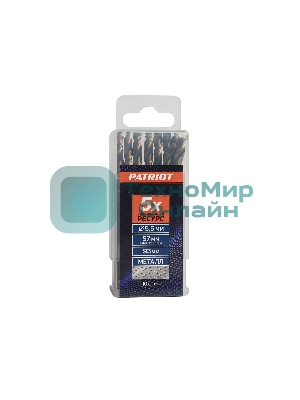 Сверло EDGE by PATRIOT по металлу 5,5 мм, упаковка 10шт