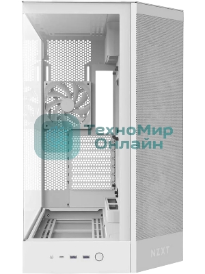 Компьютерный корпус без блока питания Case NZXT H9 Flow RGb+ (2025), Midi-Tower, TG, 6x140мм RGb + 1x120мм RGb, 2xUSB-A 3.2 + 1xUSB-C 3.2, E-ATX, ATX, mATX, mITX белый