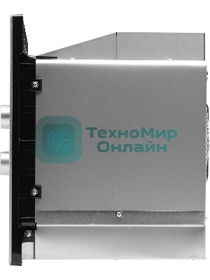 Микроволновая печь встраиваемая Hyundai HBW 2030 IX нержавеющая сталь, 20 л, 800 Вт, переключатели - поворотный механизм