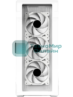Компьютерный корпус MidiTower Zalman I3 NEO TG White (ATX, front mesh, TG window, USB 2.0 x1, USB 3.0x2, 4x120мм RGb fan, без БП) (I3 NEO TG White)