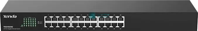 Коммутатор Tenda TEG1024G 24-Port 10/100/1000 Gigabit Switch
