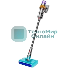 Пылесос вертикальный Dyson V15s Detect Submarine (448798-01) серый, питание от аккумулятора, 240 Вт, уборка влажная/сухая, пылесборник 0,76 л, работа от АКБ max 60 мин.