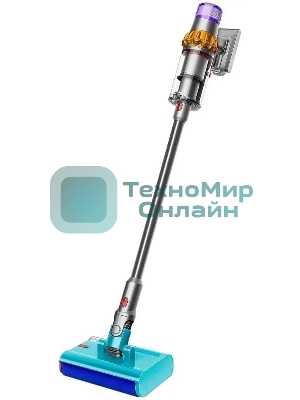 Пылесос вертикальный Dyson V15s Detect Submarine (448798-01) серый, питание от аккумулятора, 240 Вт, уборка влажная/сухая, пылесборник 0,76 л, работа от АКБ max 60 мин.
