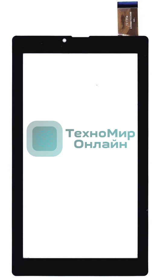 Сенсорное стекло (тачскрин) XHSNM0702308B, черное