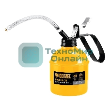 Масленка-нагнетатель Denzel металлический корпус, 0,2 л, гибкий наконечник