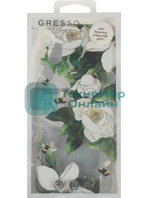 Чехол (клип-кейс) Gresso Air, для Samsung Galaxy A02, прозрачный/рисунок gr17aaae9159